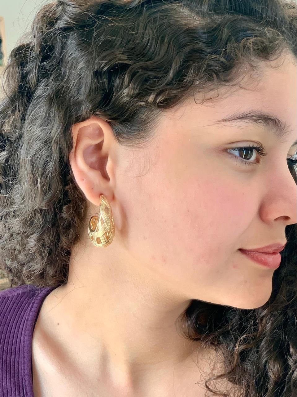 MEIA ARGOLA TRANÇADA